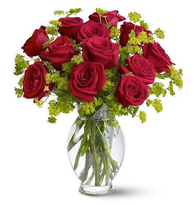  Muratpaşa Çiçek Gönder Vazoda 12 Kırmızı Gül Arajman