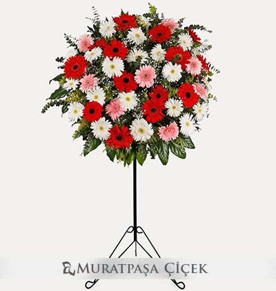  Muratpaşa Çiçek Gönder Renkli Gerbera Ferforje