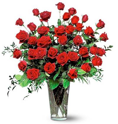 Muratpaşa Çiçekçi Vazoda 36 Kırmızı Gül